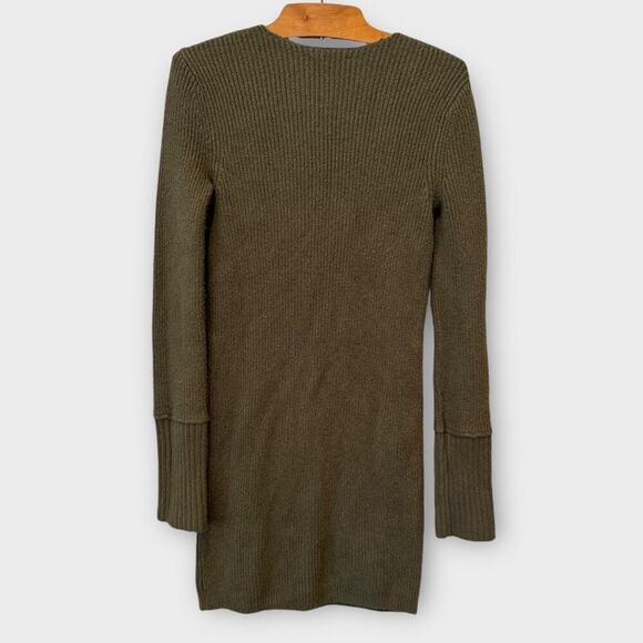 SOMETHING NAVY Fitted Ribbed Mini Tunic Sweater Dress Size XS - Picture 7 of 12